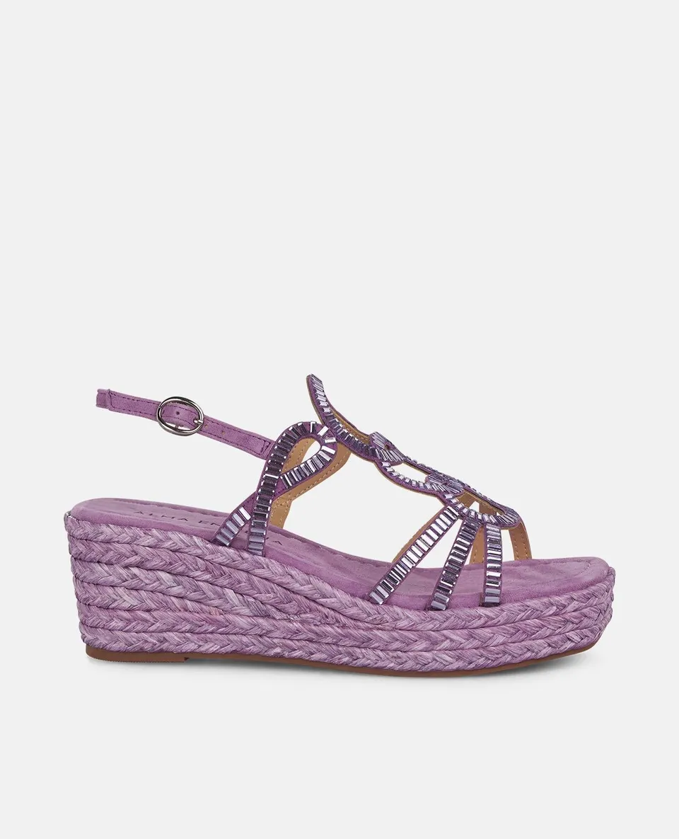 alma-en-pena-wedge-sandals-keilsandale-violett-5-cm image 1