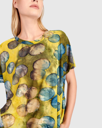 alembika-wild-winds-flounce-tee-gold-ocean-dots image 6