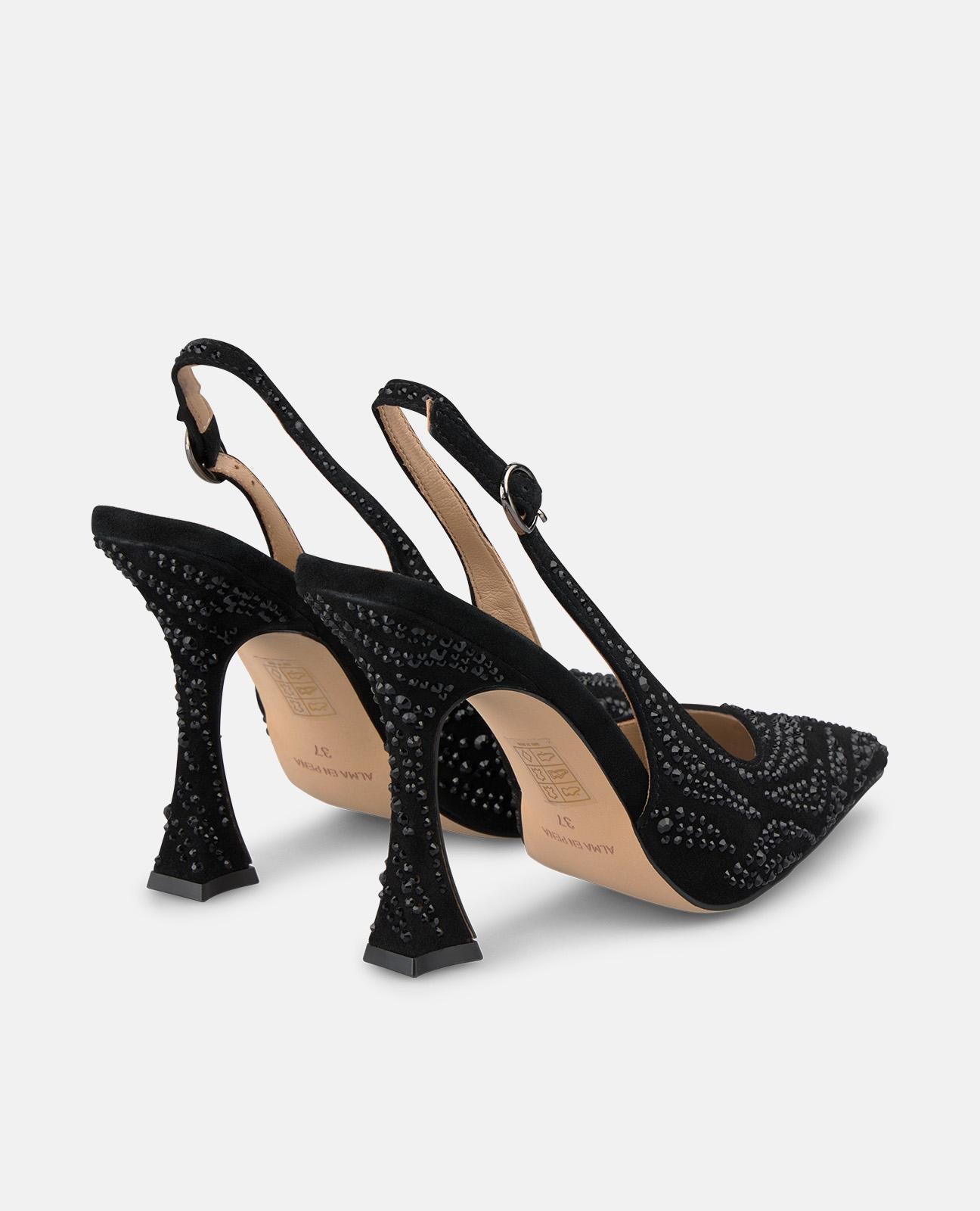 alma-en-pena-pumps-mit-schnalle-schwarz-11-cm image 3