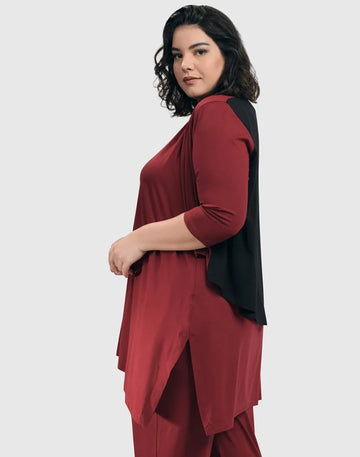 alembika-essential-sleeveless-tunic-top-plum-damen-tunika image 7