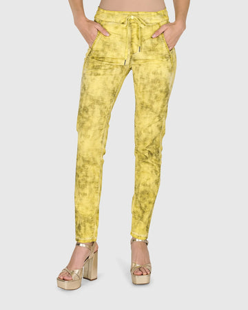 alembika-iconic-stretch-jeans-citron image 2