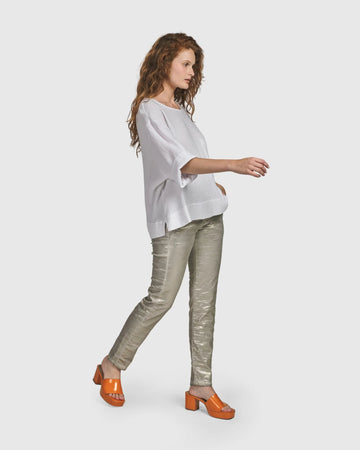 alembika-iconic-stretch-jeans-metallic-luster image 2
