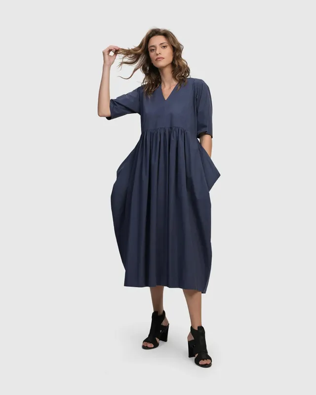 alembika-urban-wonder-maxikleid-navy-babydoll image 1