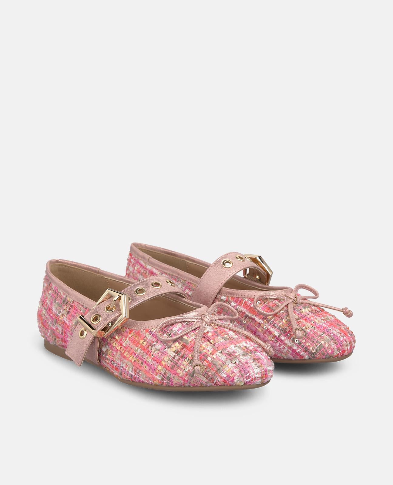 alma-en-pena-ballerina-fuchsia-mit-schnalle-flacher-riemenschuh-0-8-cm image 2
