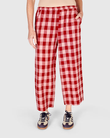 alembika-brunch-trousers-check-karo-leinenhose image 4