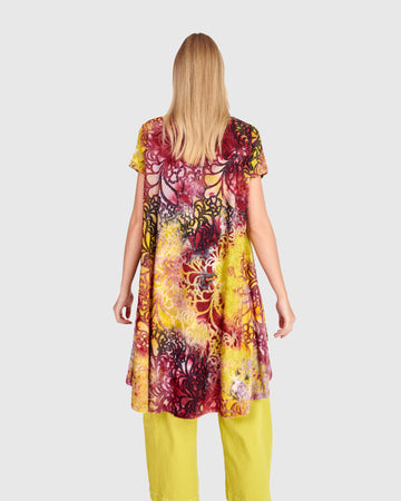 alembika-wild-heart-swing-tunika-raspberry-gold image 6