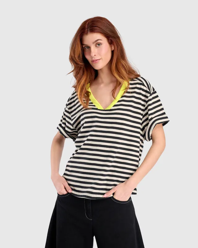 alembika-urban-freehand-t-shirt-streifen image 1
