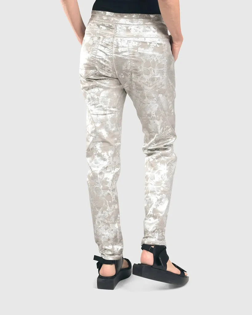 alembika-floral-iconic-stretch-jeans-silver-mid-rise-relaxed-taper image 1