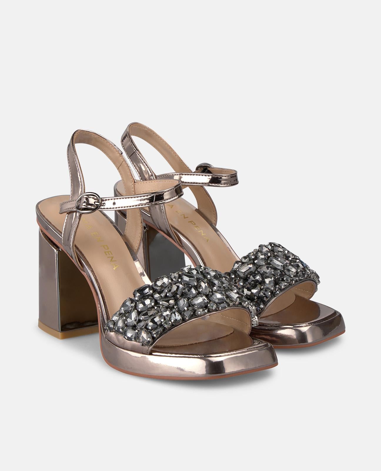 alma-en-pena-high-heel-sandalette-silber-strass-riemen-8-5-cm image 2