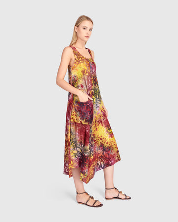 alembika-cascade-tank-kleid-raspberry-gold image 6