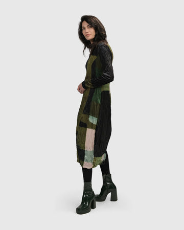 alembika-al-fresco-cocoon-kleid-olive image 7