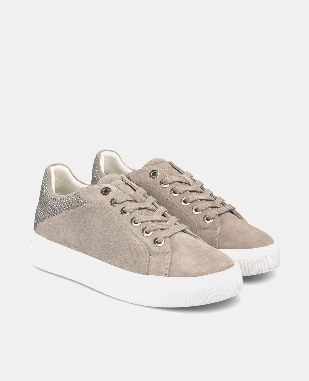 alma-en-pena-shoes-with-glitter-leder-sneaker-hellbraun-strass image 2