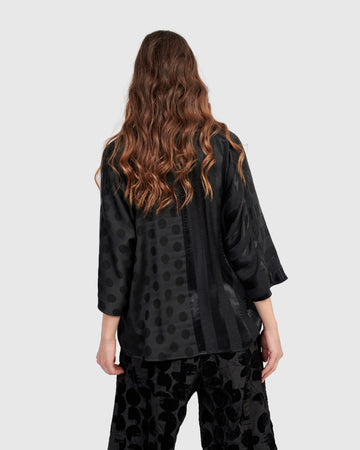 alembika-fatima-draped-top-damen-shirt-schwarz image 6