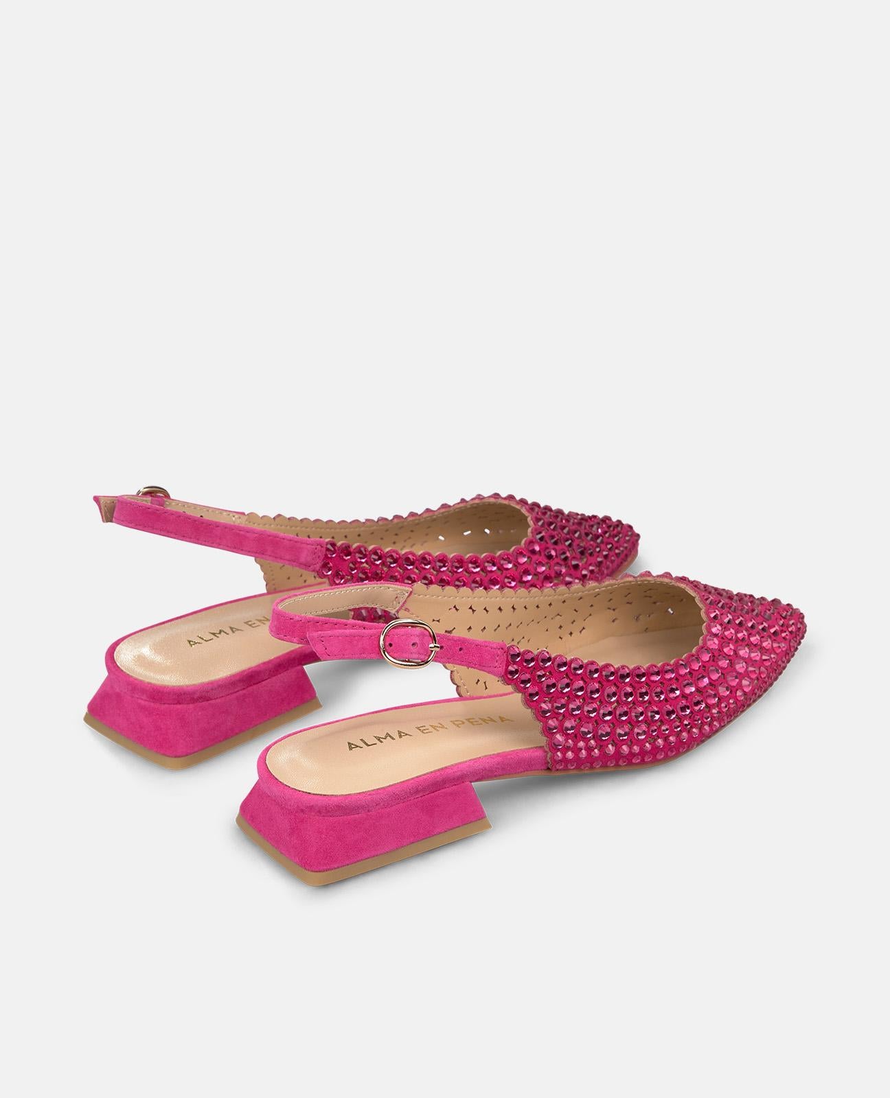 alma-en-pena-spangen-ballerina-fuchsia-strass-2-cm-spitz image 3