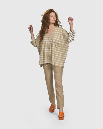 alembika-cotton-iconic-stretch-jeans-sand image 7