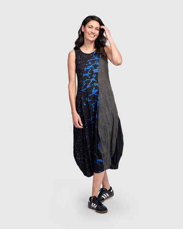 alembika-blaise-rmelloses-kleid-blau-midi image 5