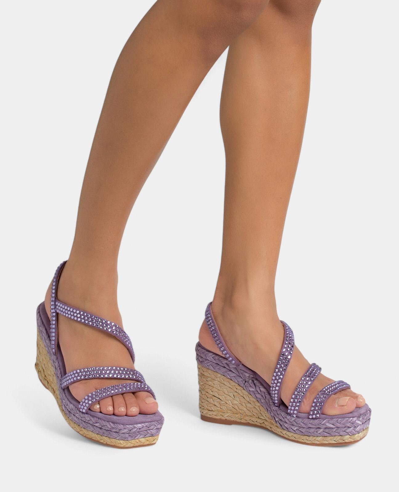 alma-en-pena-keilsandalette-mit-strass-violett-9-8-cm image 4