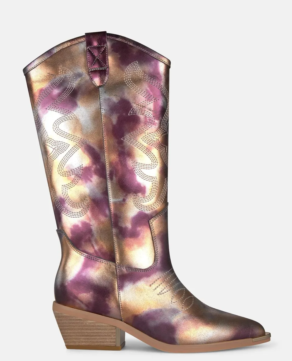 alma-en-pena-special-cowboy-boot-stiefel-lila-5-cm-schaft-35-cm image 1