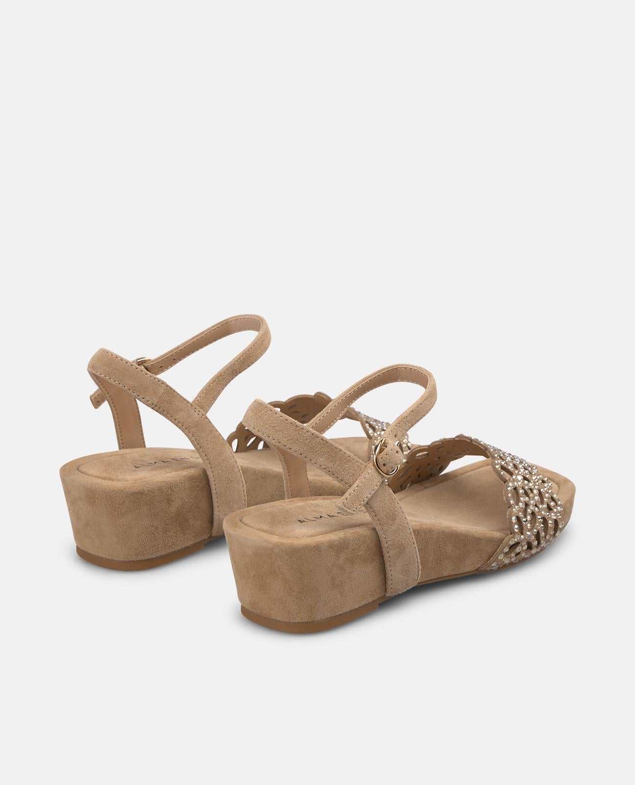 alma-en-pena-keilsandale-mit-blumenmuster-arena-4-5-cm-plateau image 3
