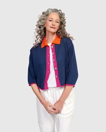 alembika-coco-cardigan-navy image 2