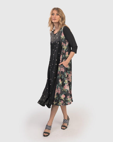 alembika-andi-luxe-satin-dress-dot-a-linien-kleid-mit-taschen image 6