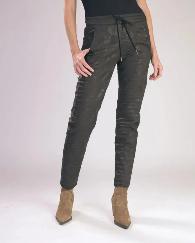 alembika-floral-iconic-stretch-jeans-chocolate-damen-jeans image 1