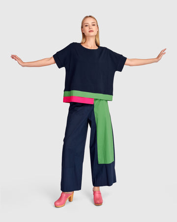 alembika-sorbet-tee-navy-multi image 6