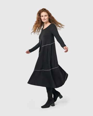 alembika-nightingale-pullover-midikleid-schwarz-fit-flare image 8