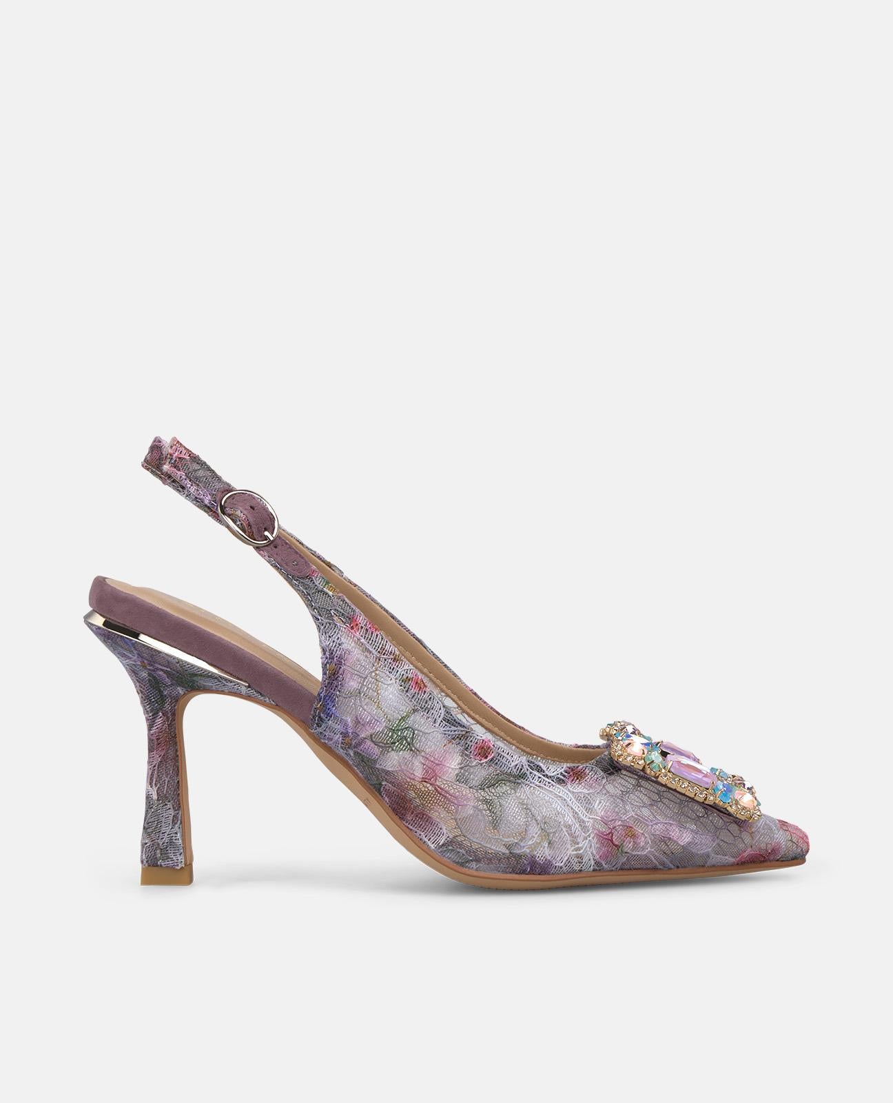 alma-en-pena-high-heel-pumps-mit-schmuck-schnalle-in-violett-9-cm image 1