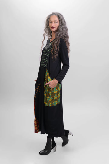 alembika-misto-swing-maxi-dress-damen-maxikleid-multi image 7