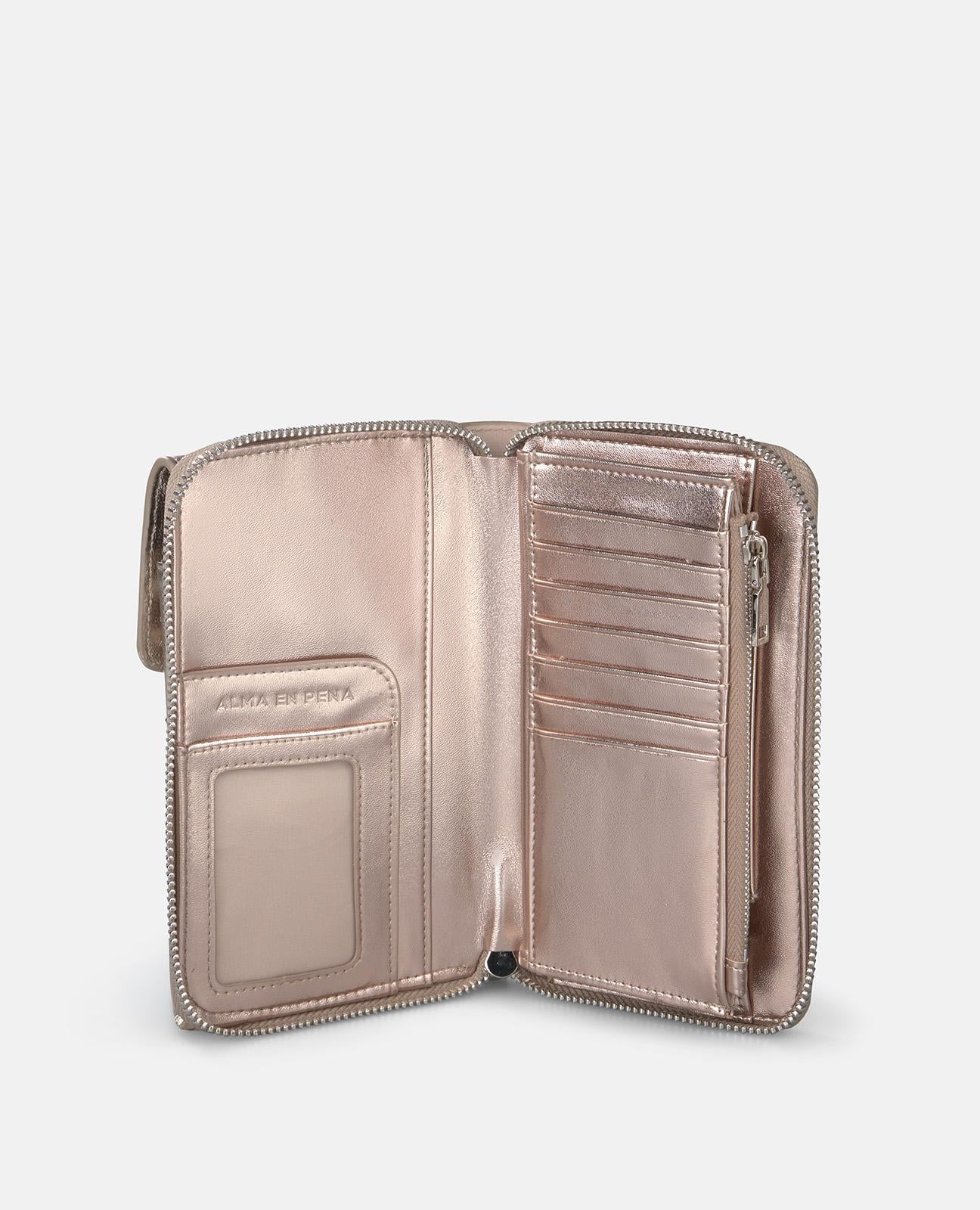 alma-en-pena-natalia-rhinestone-clutch-leder-umh-ngetasche-bronze image 5