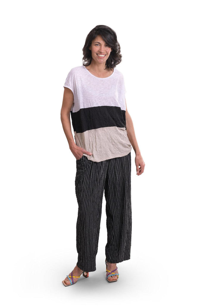 alembika-breeze-crinkle-cocoon-top-knitter-top-mit-rundhals image 1