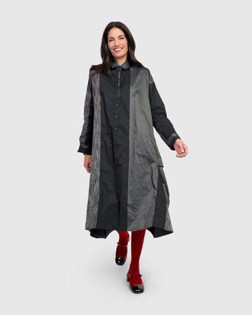 alembika-drama-draped-shirtdress-hemdkleid-iron image 4