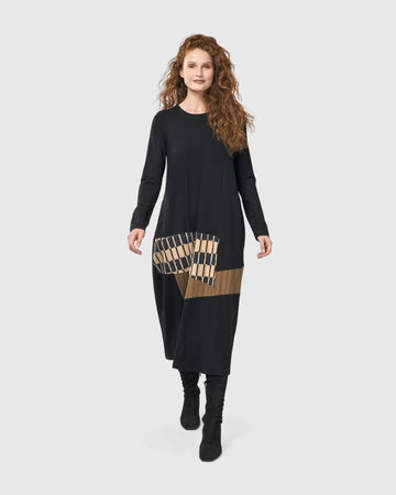 alembika-sycamore-cocoon-kleid-coffee-midi image 2