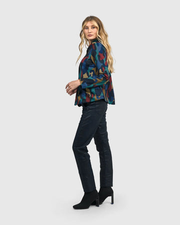 alembika-snake-iconic-stretch-jeans-metallic-navy image 7