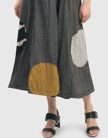 alembika-empire-crinkle-lang-kleid-stripe image 5
