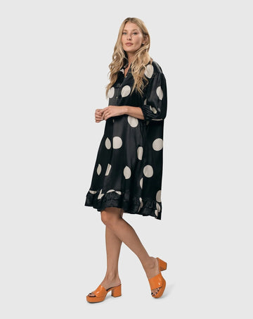 alembika-moon-dot-babydoll-dress-black-ivory image 7