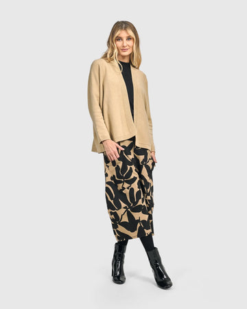 alembika-dolce-knit-cardigan-sand-damen-strickjacke image 2