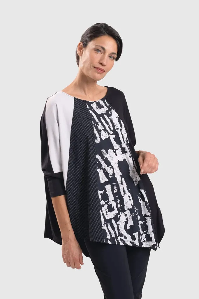alembika-tekbika-angled-top-schwarz-wei image 1