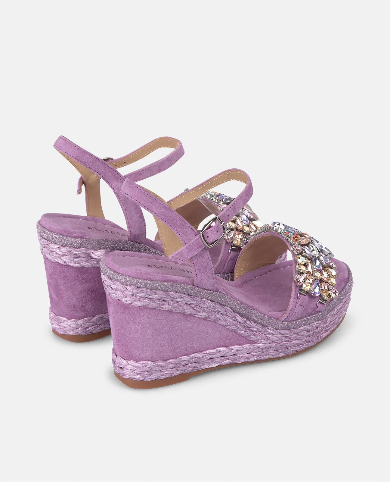 alma-en-pena-jewel-keilsandale-violett-mit-schmuckriemen-9-8-cm image 3