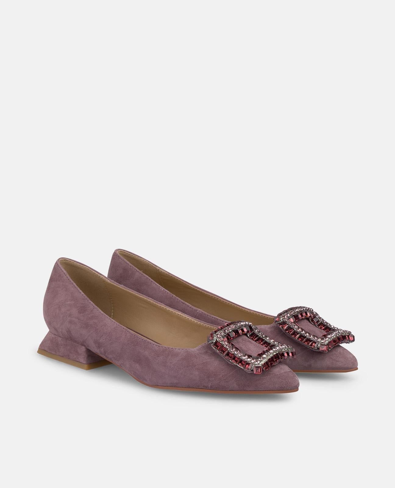 alma-en-pena-square-ornament-ballerina-lavanda-flacher-damenschuh-mit-strass image 2