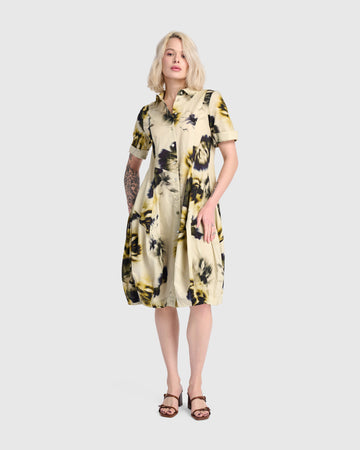 alembika-barb-cotton-shirthemdkleid-pansy-floral image 6