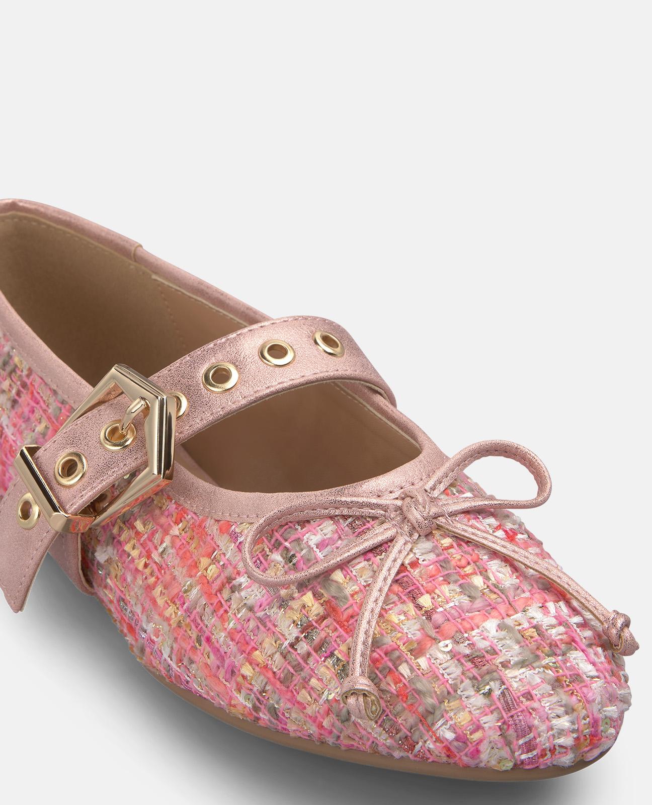 alma-en-pena-ballerina-fuchsia-mit-schnalle-flacher-riemenschuh-0-8-cm image 4