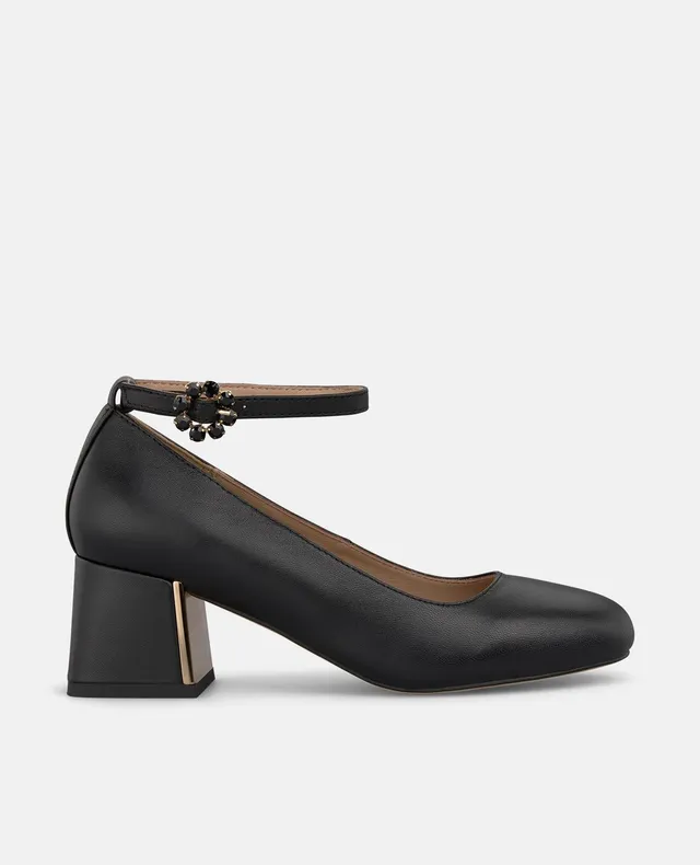 alma-en-pena-pumps-schwarz-nappa-5-5-cm-blockabsatz image 1