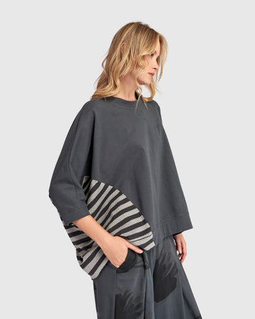 alembika-urban-symbiotic-rounded-top-damen-tunika-grau image 5