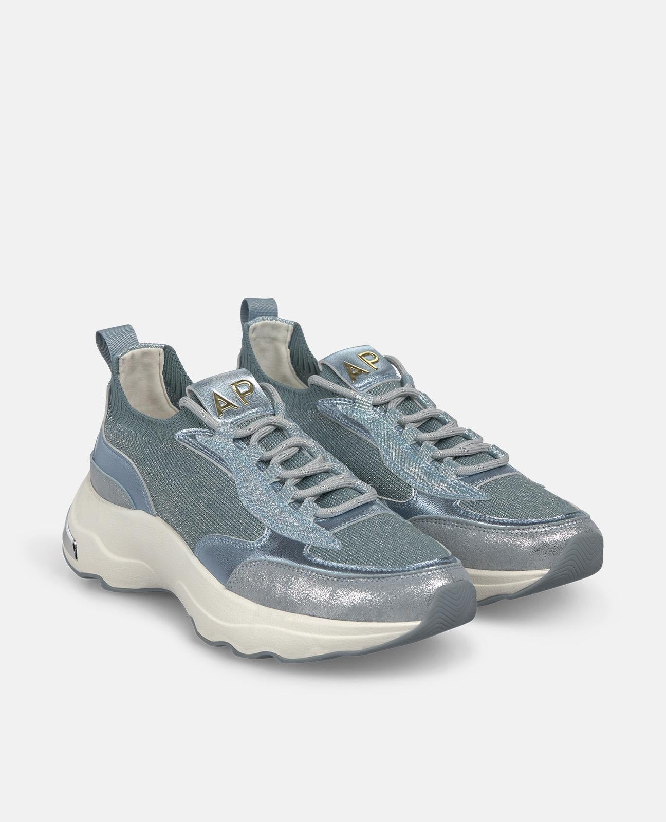 alma-en-pena-metallic-finish-sneaker-blau-plateau-4-5-cm image 2