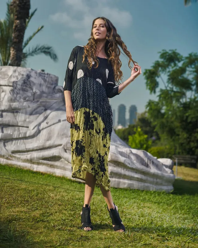 alembika-galliano-relaxed-kleid-mix image 1