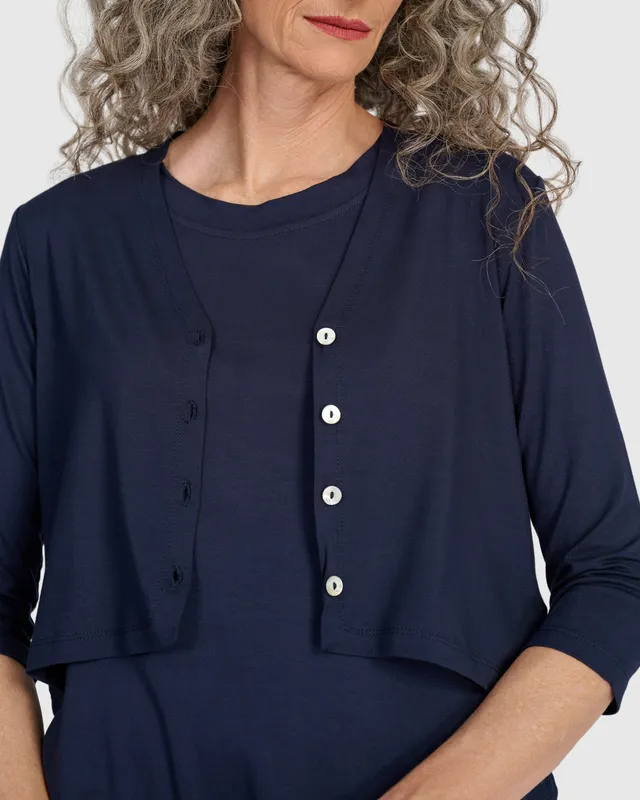 alembika-essential-crop-cardigan-navy-kurz-cardigan image 1