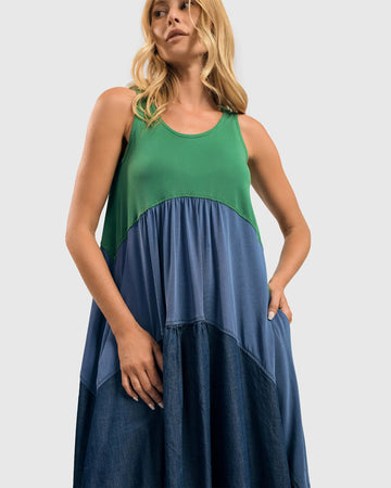 alembika-fresh-colorblock-swing-kleid-ocean-rmellos image 4