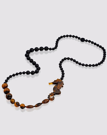 alembika-seahorse-bead-necklace-tortoise-black-kette image 5